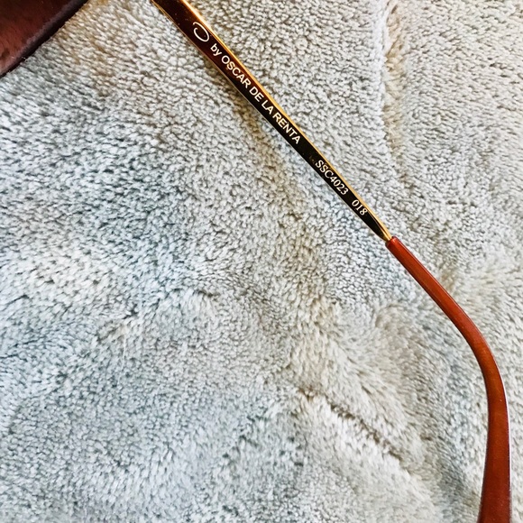 [O by Oscar de la Renta] Glam Cat Eye Metal - Picture 5 of 7